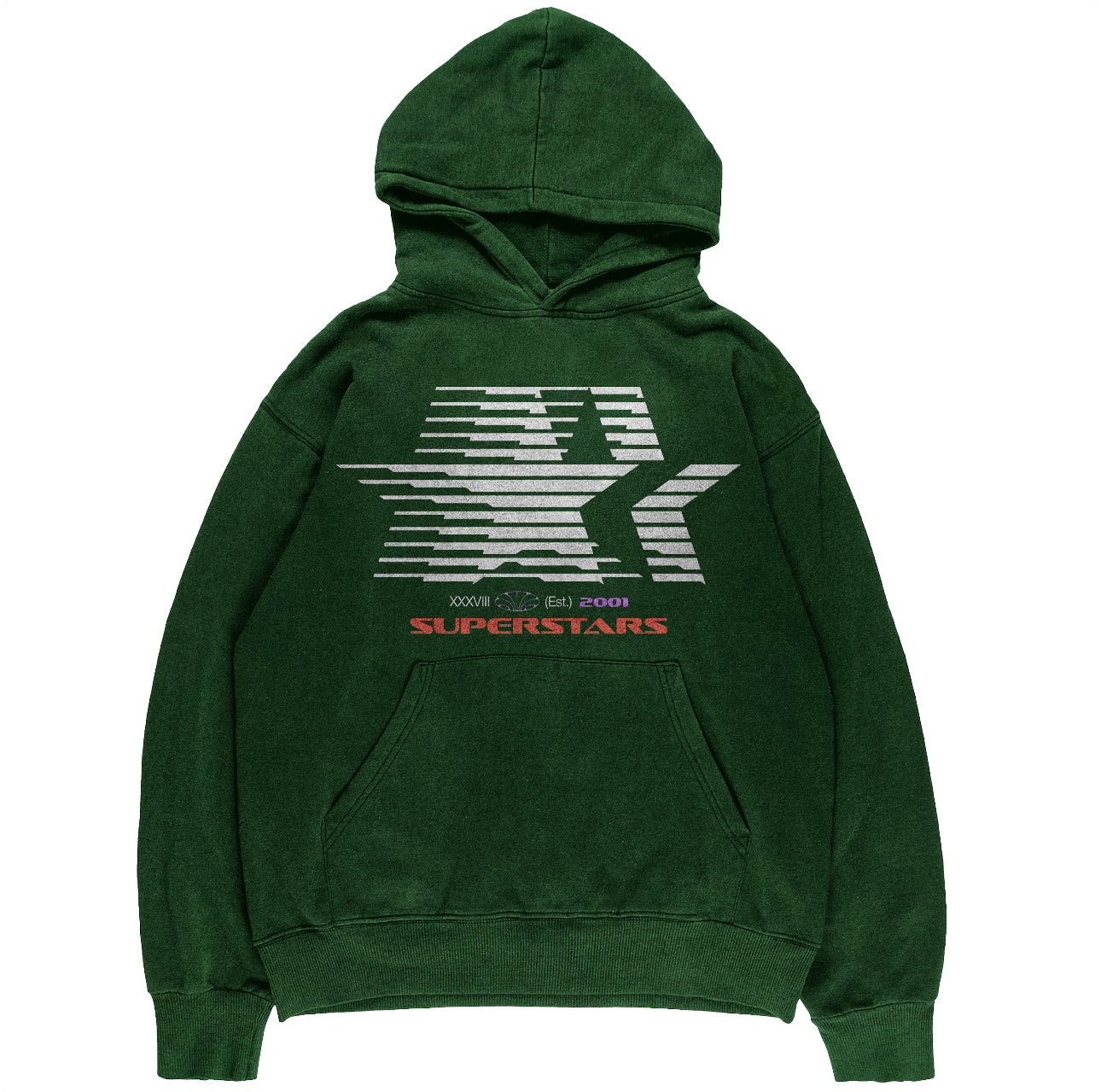 Green Retro Superstar Hoodie