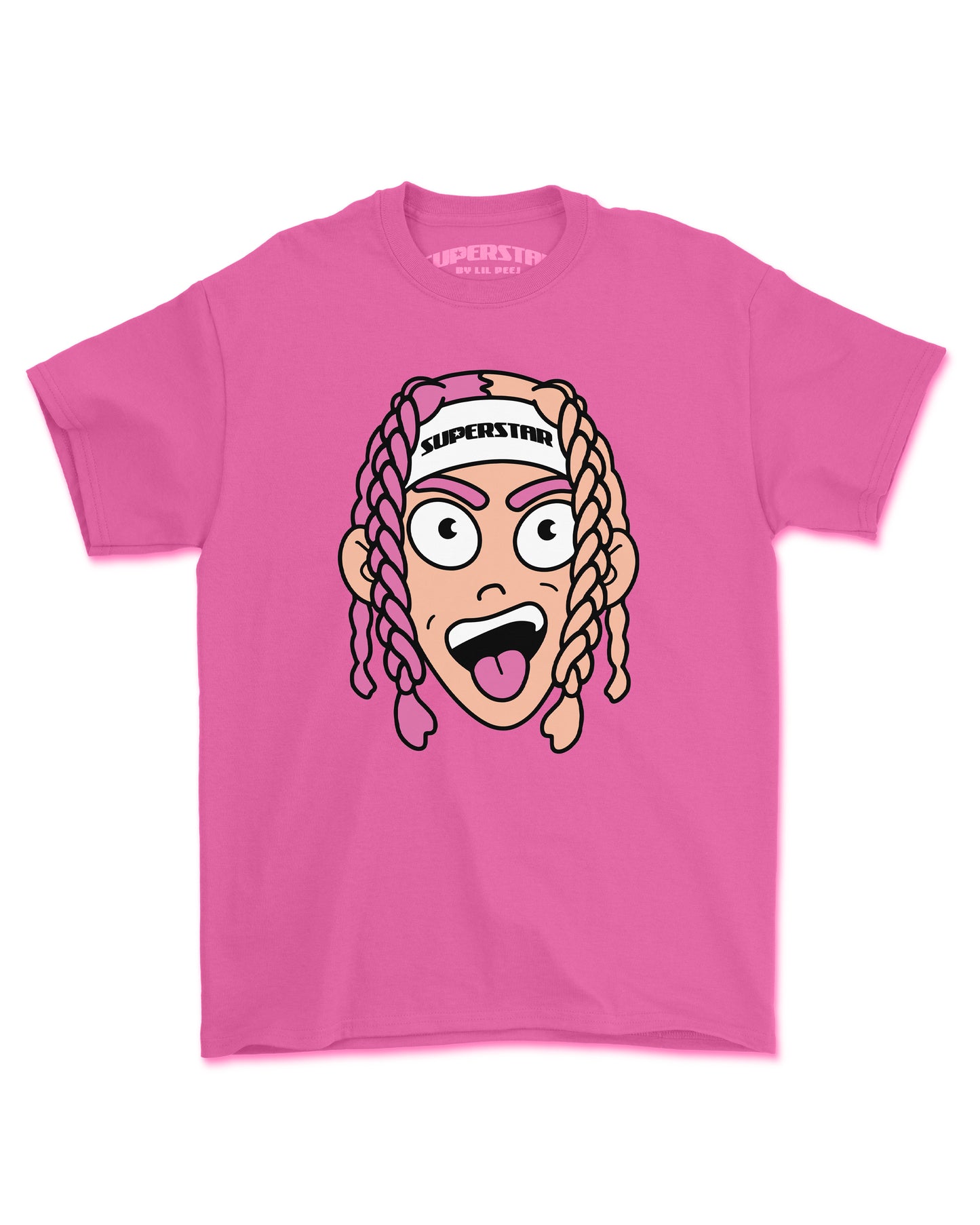 Lil Peej Pink Cartoon Shirt