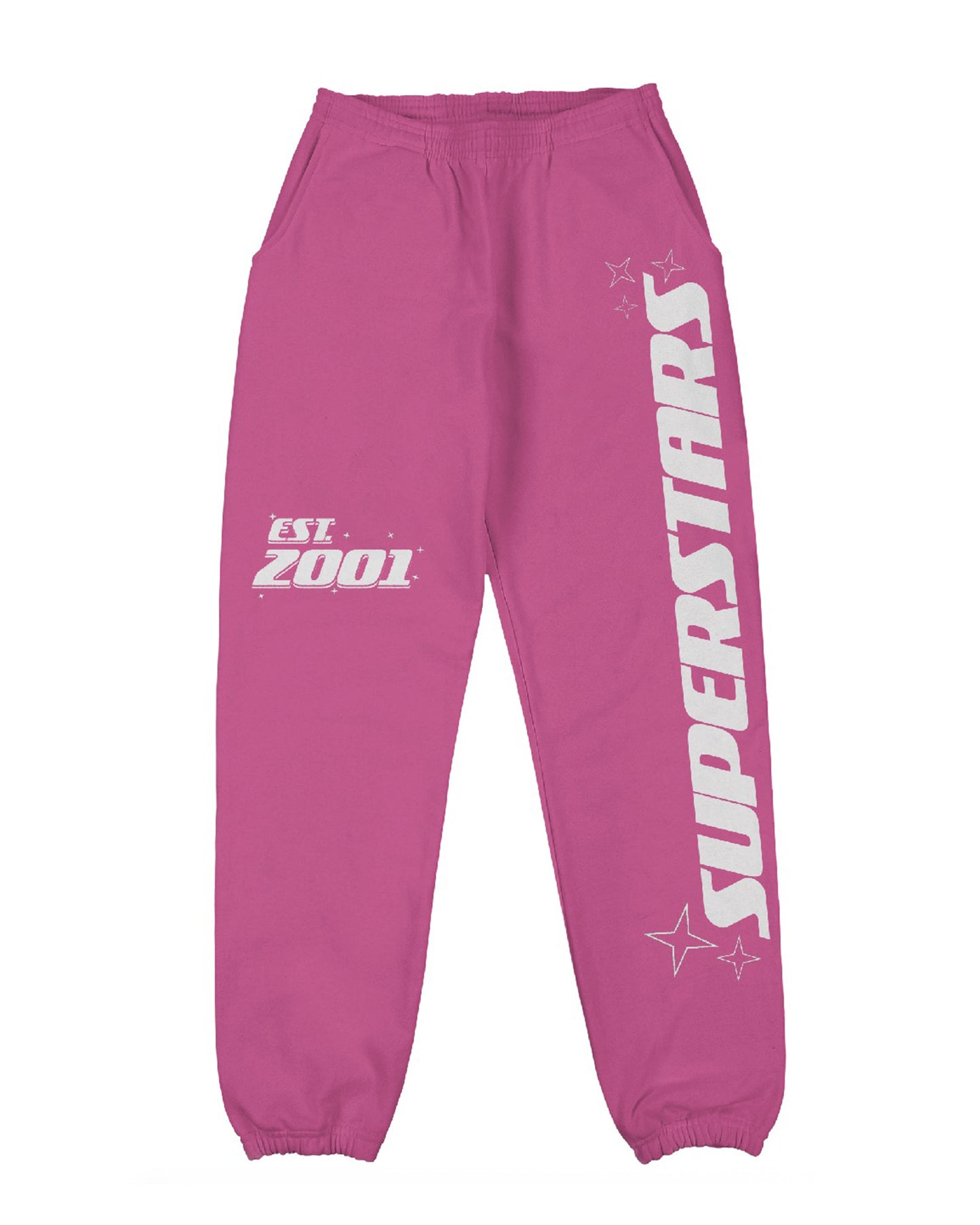 Pink Superstars Sweatpants